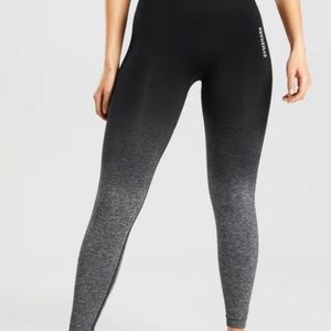 Gymshark - Adapt Ombre Seamless Leggings - Black Marl - Size Medium